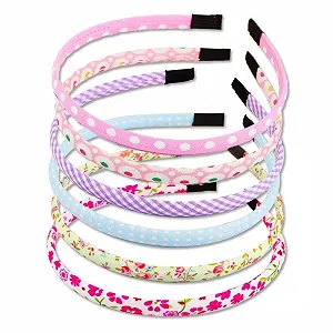 Обруч для девочки ясельного возраста Цветок, набор из 6 штук - Фото 1