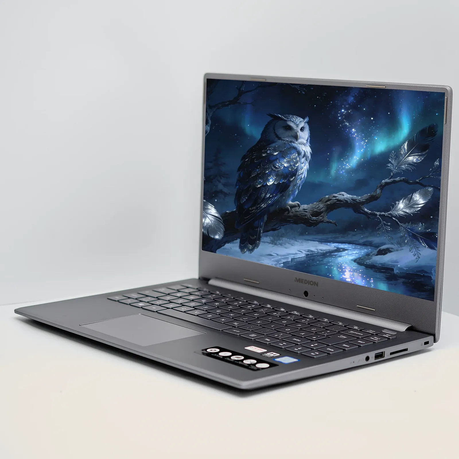 Ноутбук 15.6'' Medion (Lenovo Group) Akoya S6445 | Intel Core i3-8145U | IPS (1920x1080) FullHD | RAM DDR4 8 ГБ | SSD 256 ГБ | Intel UHD Graphics 620 | Металевий корпус | Win10 (5018), фото №3