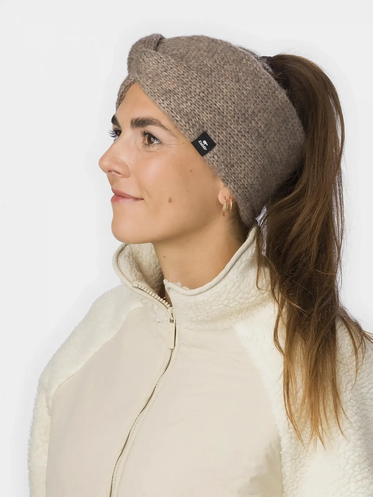 Пов'язка Eisbär Fenna Бежевий Мериносова вовна, фото №4 Пов'язка Eisbär Fenna Бежевий Мериносова вовна, фото №4