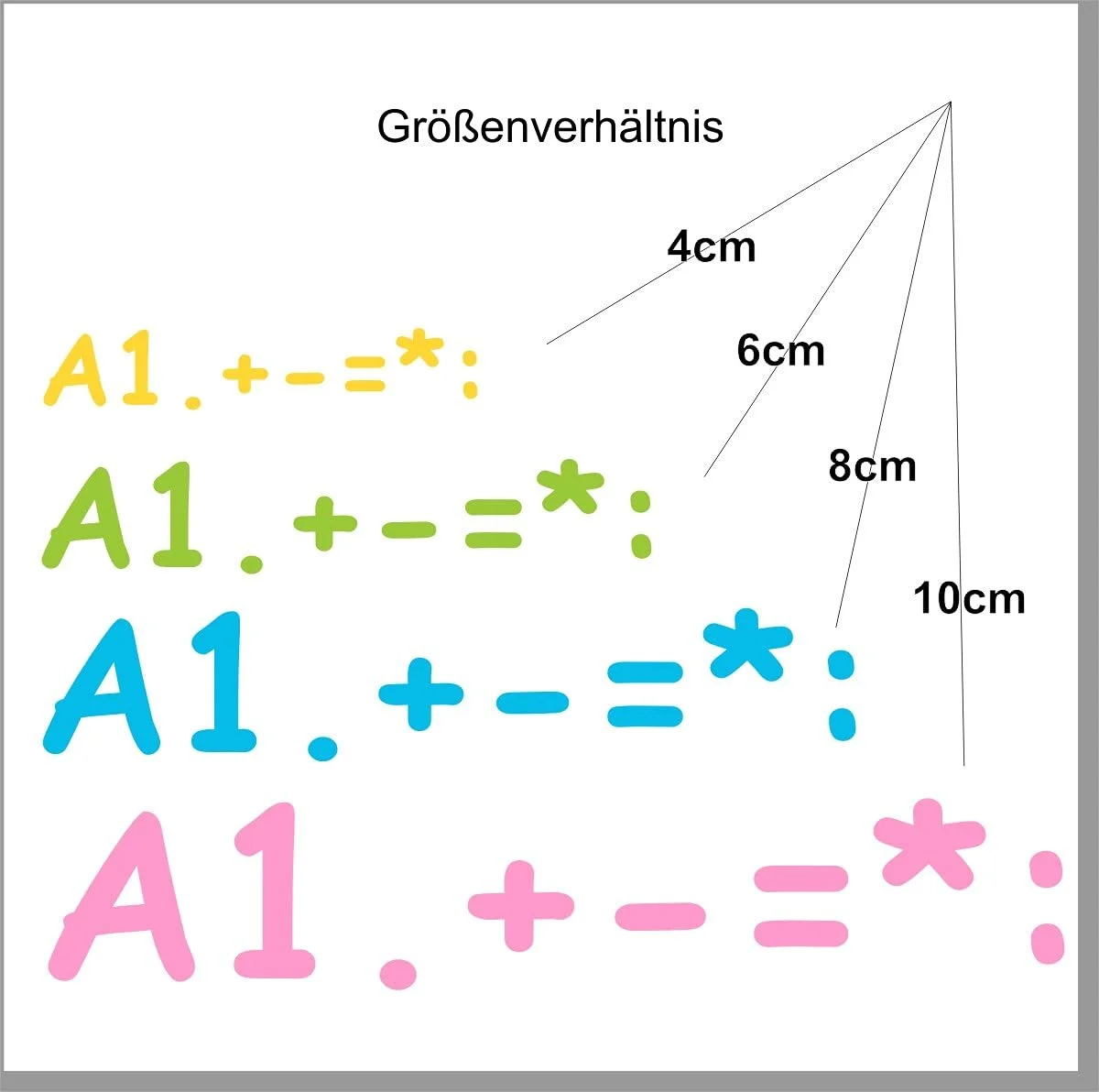 Наклейка Kleckerliese Alphabet Letters Буква Y 26 см самоклеюча для стін вікон дверей, фото №6