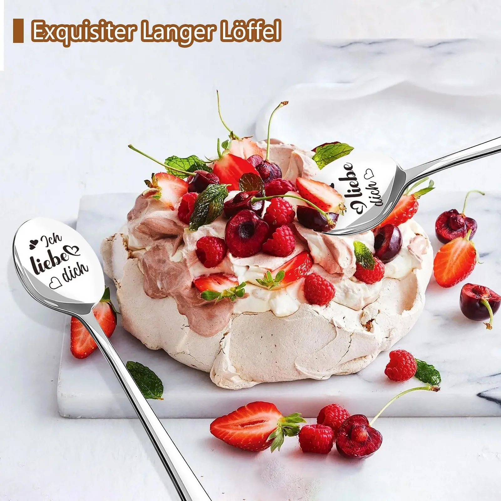 Ложка I Love You, Сріблястий, фото №5