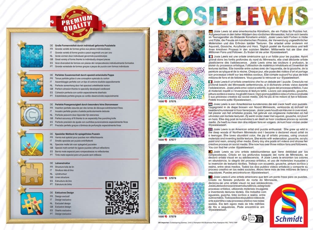 Пазл Schmidt Spiele 57578 Josie Lewis Rising Rainbow 1000 элементов, фото №4 Пазл Schmidt Spiele 57578 Josie Lewis Rising Rainbow 1000 элементов, фото №4