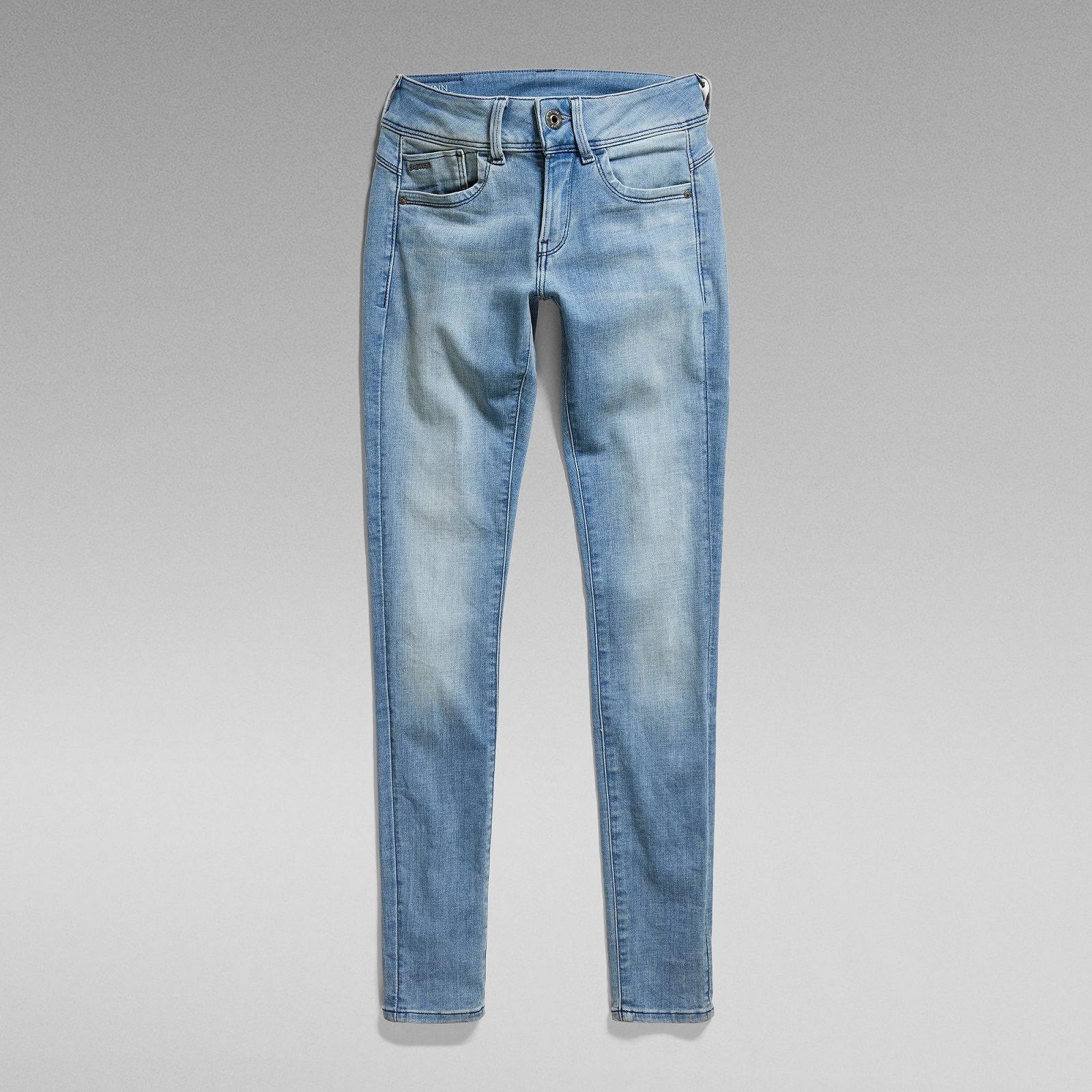 Женские джинсы G‑Star Lynn Mid Super Skinny Sun Faded Blue - 28, фото №4