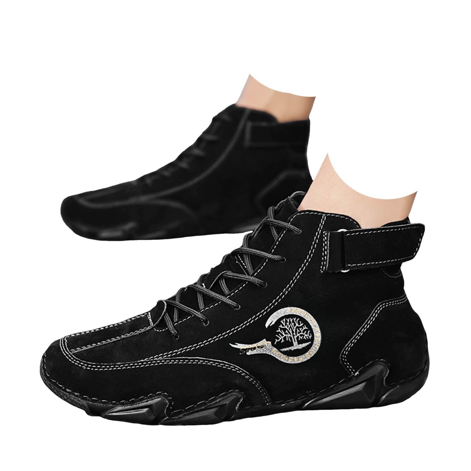 Ботинки Chukka Italian Handmade High Leather, мужские, на шнуровке, легкие, нескользящие, для активного отдыха, хайкинг, унисекс, фото №1