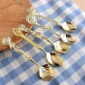 Ложка Falytemow 304 из нержавеющей стали для кофе, чая, десертов, напитков, для смешивания молочных коктейлей - Фото 1