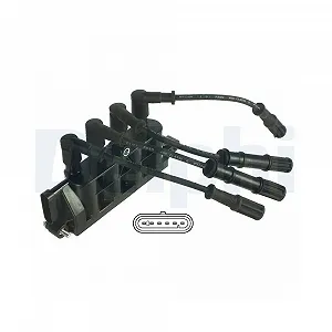 Катушка зажигания DELPHI GN10492-12B1 для ALFA ROMEO FIAT FORD LANCIA HITACHI - Фото 1