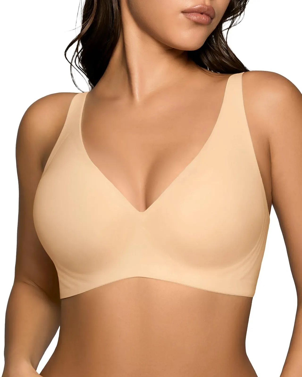 Бюстгальтер SHARICCA Smooth без косточек V-образный вырез бесшовный Push Up с чашечками бралетт, фото №1 Бюстгальтер SHARICCA Smooth без косточек V-образный вырез бесшовный Push Up с чашечками бралетт, фото №1
