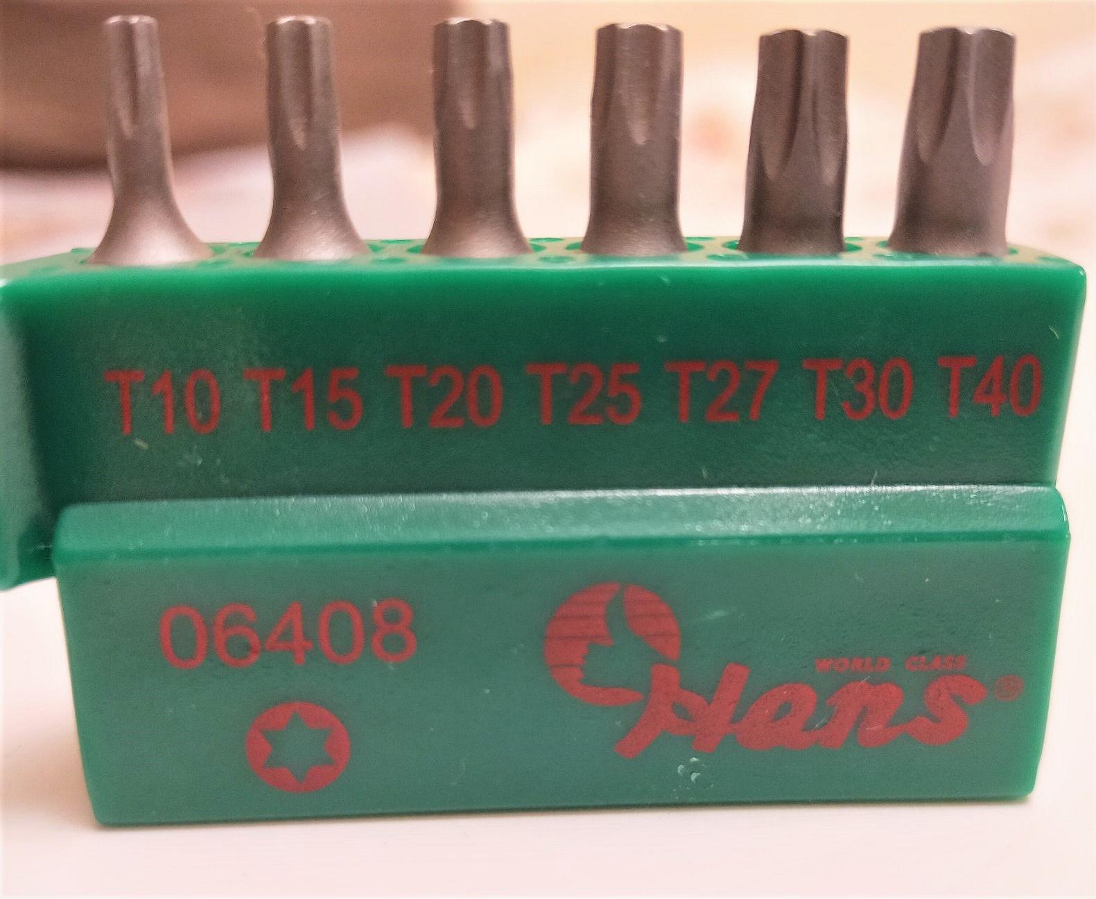 Набор вставок Hans Tools 14", TORX, 8 предметов 06408, фото №1