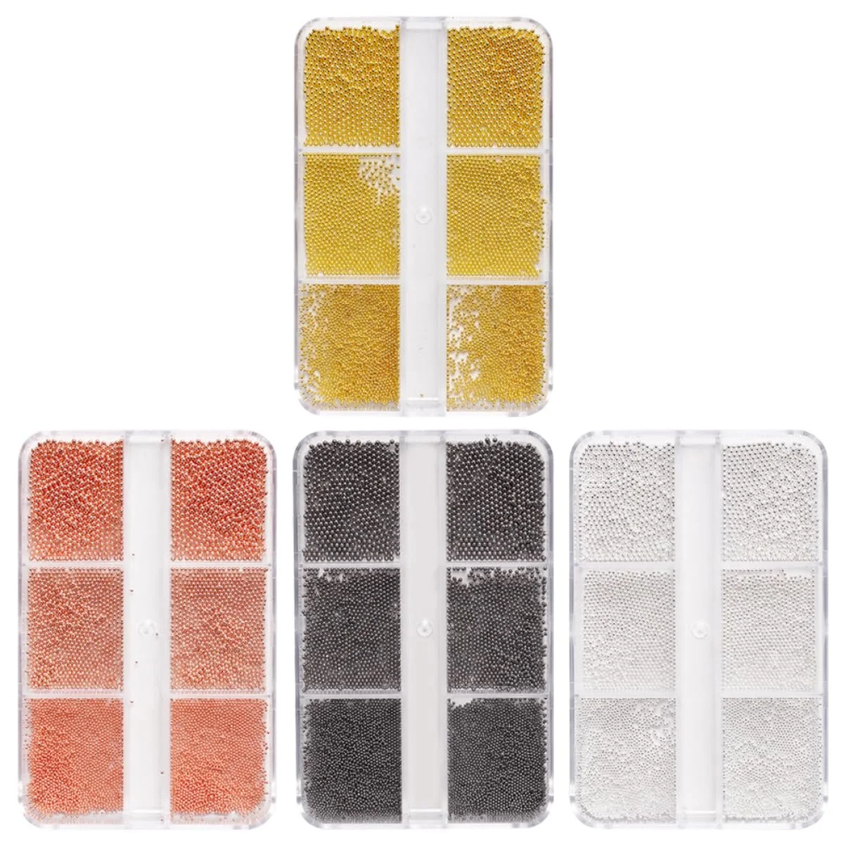 GLEAVI, 3D міні-намистини, круглі намистини, сталеві перлини, 12 коробок, фото №9 GLEAVI, 3D міні-намистини, круглі намистини, сталеві перлини, 12 коробок, фото №9