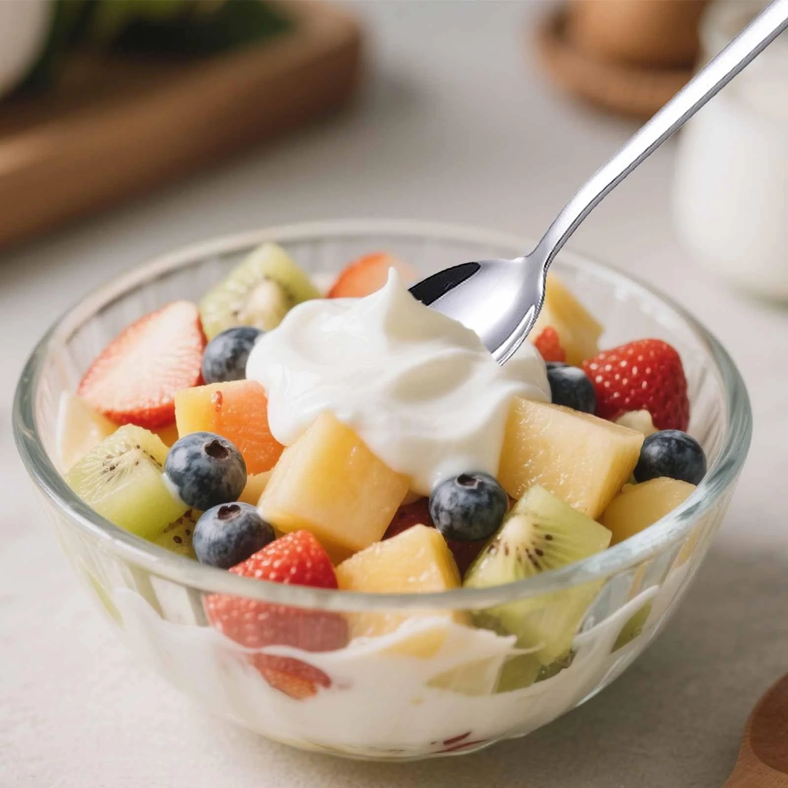 Ложка чайна з довгою ручкою з нержавіючої сталі 18/10 Полірована для морозива (2 шт.), фото №4