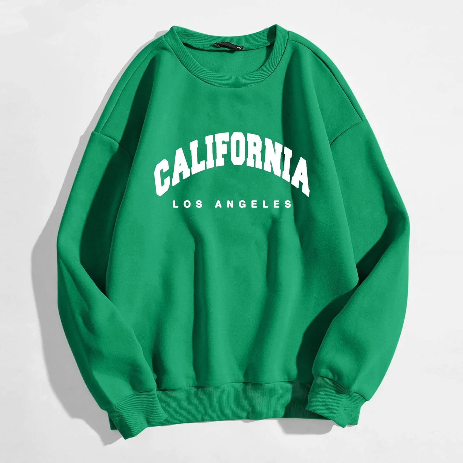 Женская Толстовка Los Angeles С буквенным принтом, Калифорния, с круглым вырезом, Винтажный топ, в стиле Калифорнии и Лос-Анджелеса, Кантри-худи, Графика, Готика, персонализированные наряды, фото №2