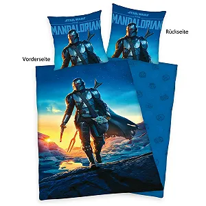 Комплект детского постельного белья Herding Star Wars The Mandalorian 135 x 200 см 100% хлопок/Renforcé Multicoloured synthetic.ua - Фото 1