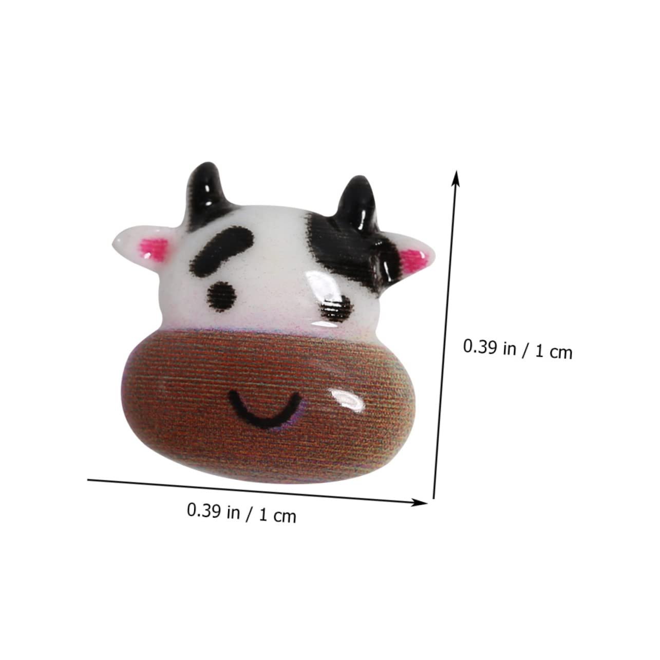 Прикраса для нігтів Beavorty з коров'ячим принтом, 50 шт, фото №4