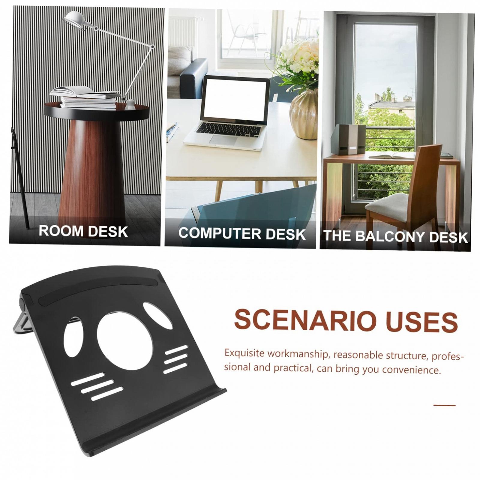 Підставка для ноутбука регульована DOITOOL з вентиляцією, нековзним захистом та функцією простору, фото №5