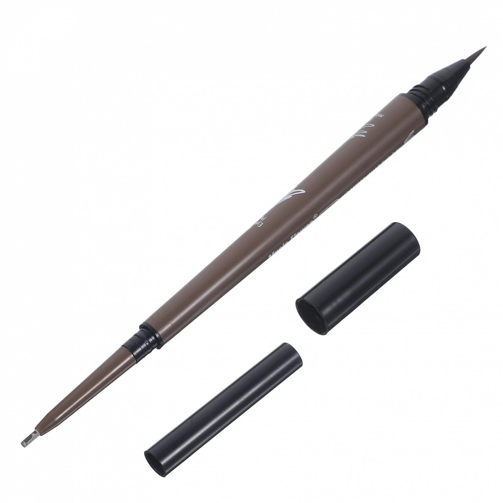 Олівець для брів HAPINARY 2 в 1 Водостійкий Коричневий, фото №4 Олівець для брів HAPINARY 2 в 1 Водостійкий Коричневий, фото №4