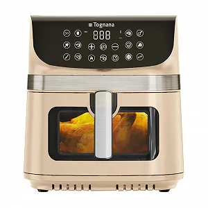Мультипечь Tognana Iridea 9L 2200W Цифровой дисплей Смотровое окно Champagne synthetic.ua - Фото 1