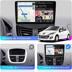 Штатная автомагнитола YUNTX для Peugeot 207 (2006-2015) / 9" / Сенсорная / 6/128Гб / Android 12 / Apple CarPlay / Android Auto / Bluetooth / WI-FI / GPS / USB synthetic.ua - Фото 1