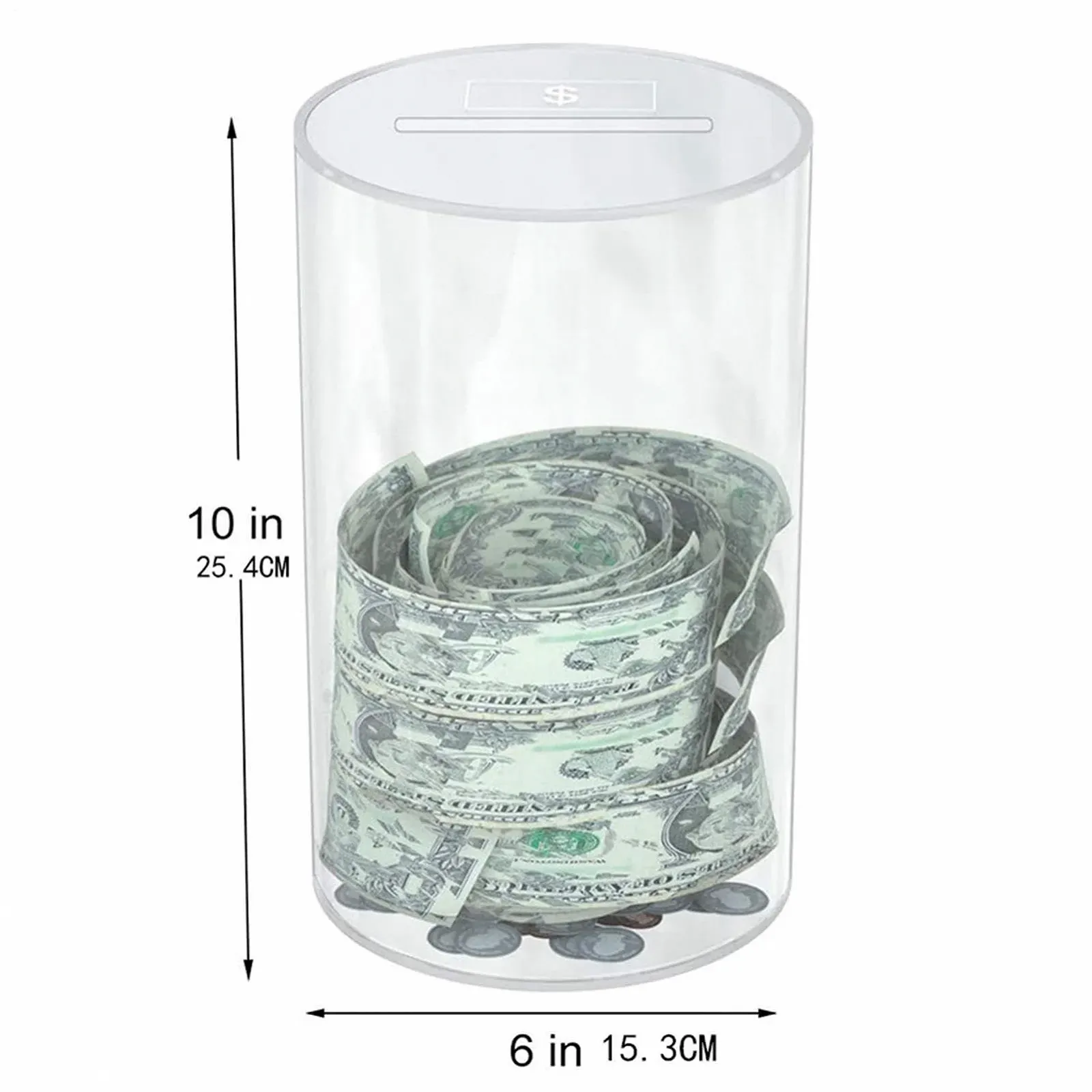 Скарбничка акрилова прозора великої місткості, фото №4