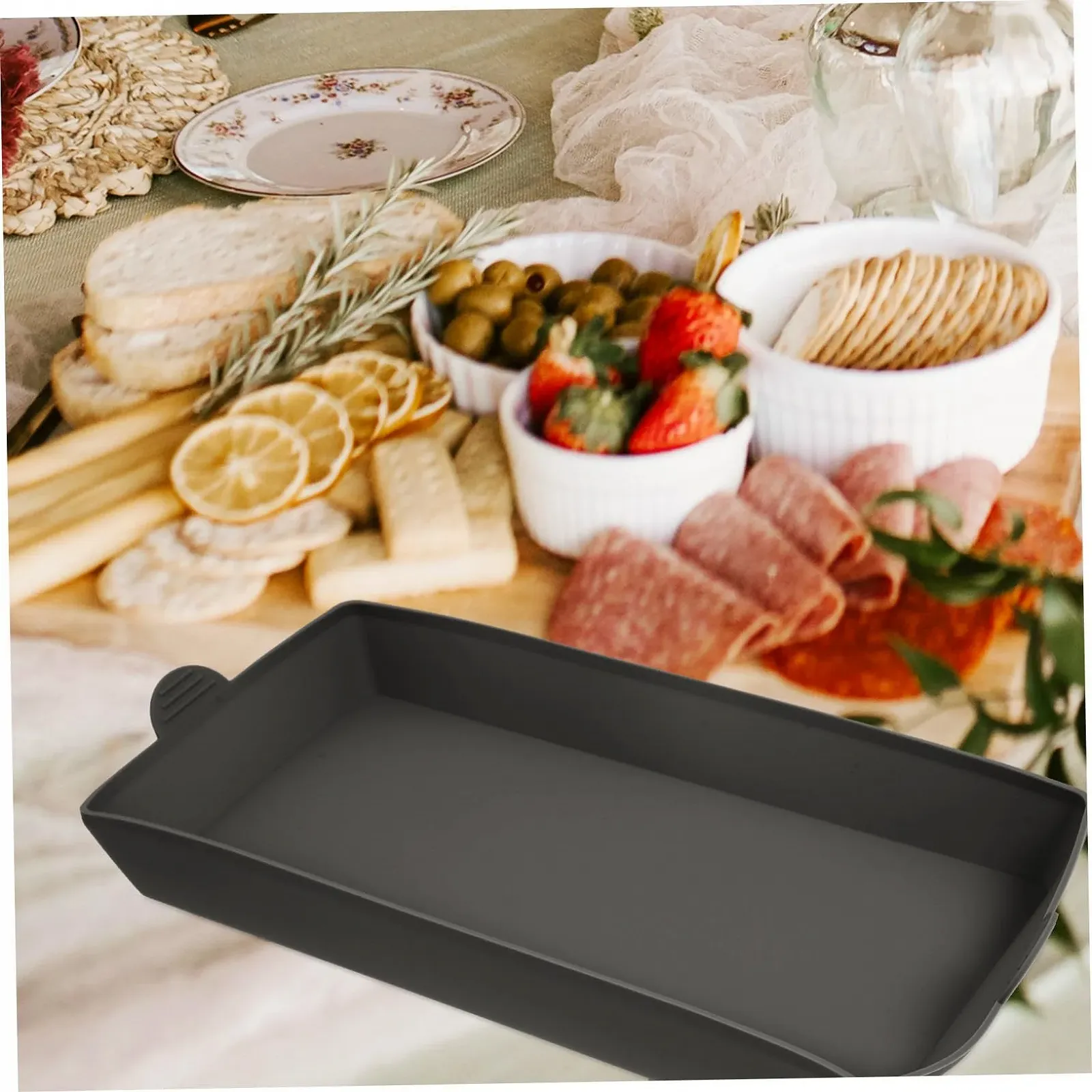 Форма для запікання Silicone Rectangular термостійка багаторазова антипригарна, фото №8