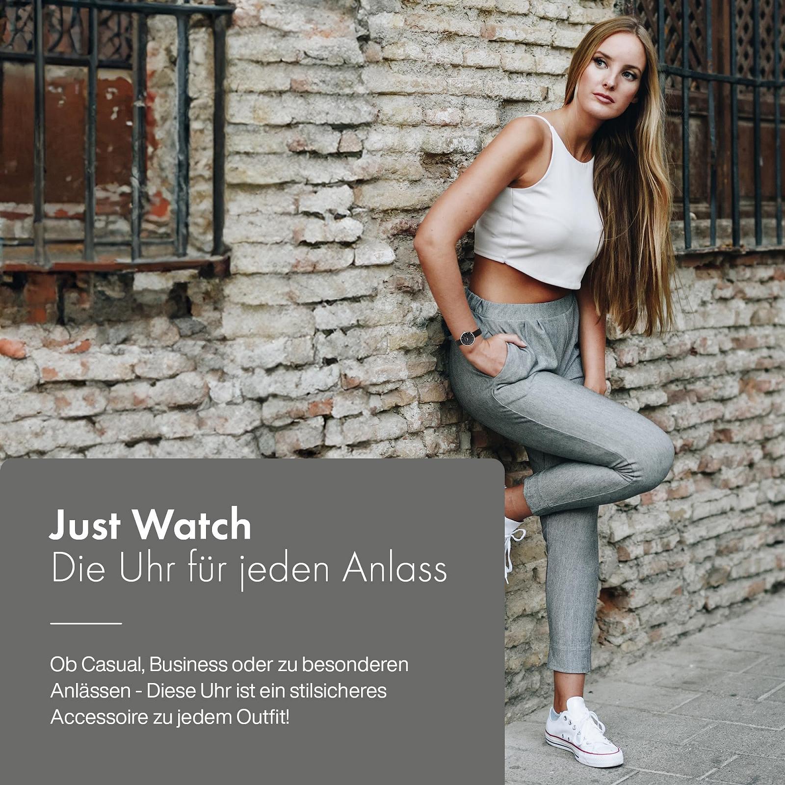 Часы Женские Just Watch Stacey JW10091 Кожаный Ремешок Аналоговые Кварцевые, фото №5