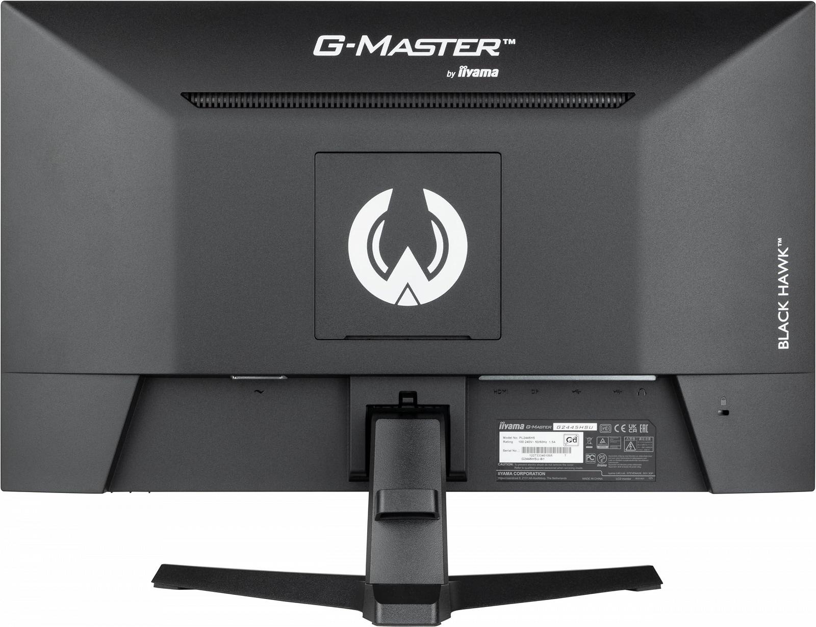 Монитор iiyama G-Master Black Hawk G2445HSU-B1 60,5 см 24 дюйма IPS LED Gaming Full HD HDMI DP USB 2.0 1мс FreeSync Черный, фото №7
