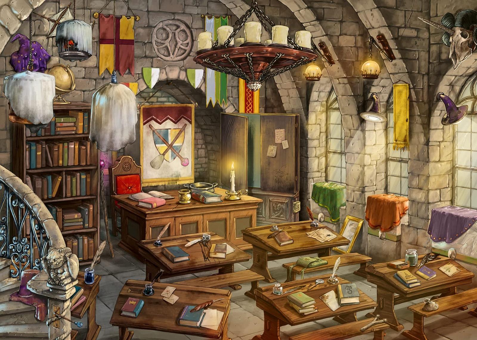 Детский пазл Ravensburger EXIT Puzzle Kids In the Magic School 368 элементов, фото №2