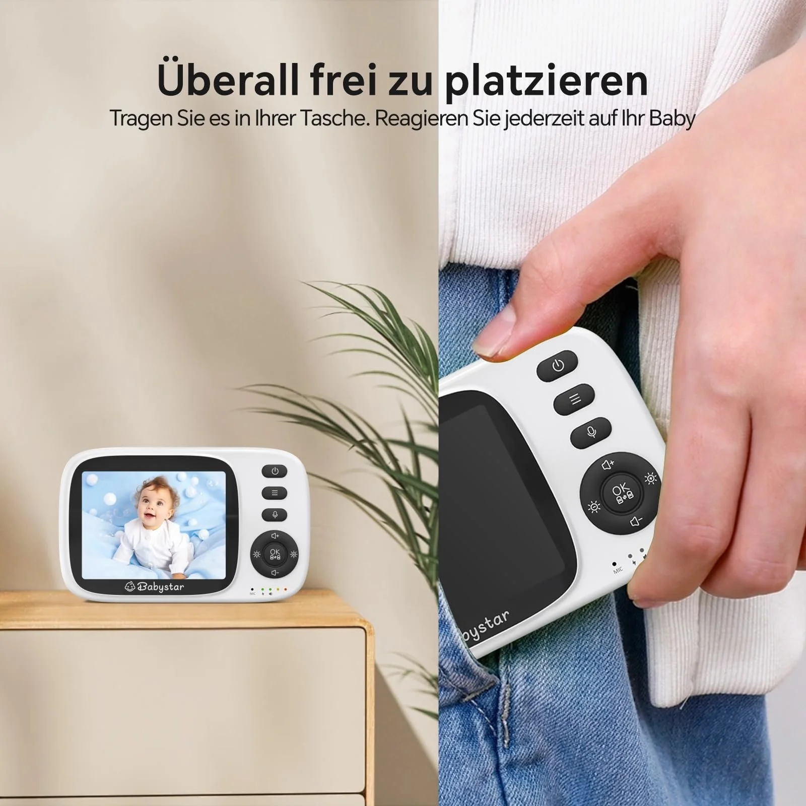 Видеоняня Babystar 3.2" 2100 mAh ECO Night Vision, фото №6 Видеоняня Babystar 3.2" 2100 mAh ECO Night Vision, фото №6