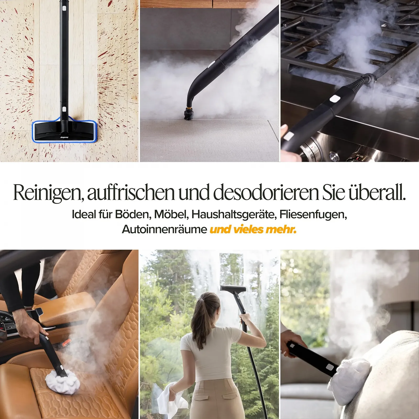 Пароочисник Dupray Neat Neat Plus 17 аксесуарів EU Plug, фото №4