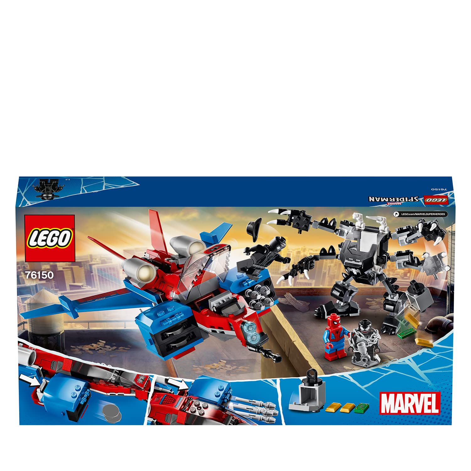 Игровой набор LEGO Marvel Super Heroes 76150 Mech Человека-паука против Mech Венома, фото №8