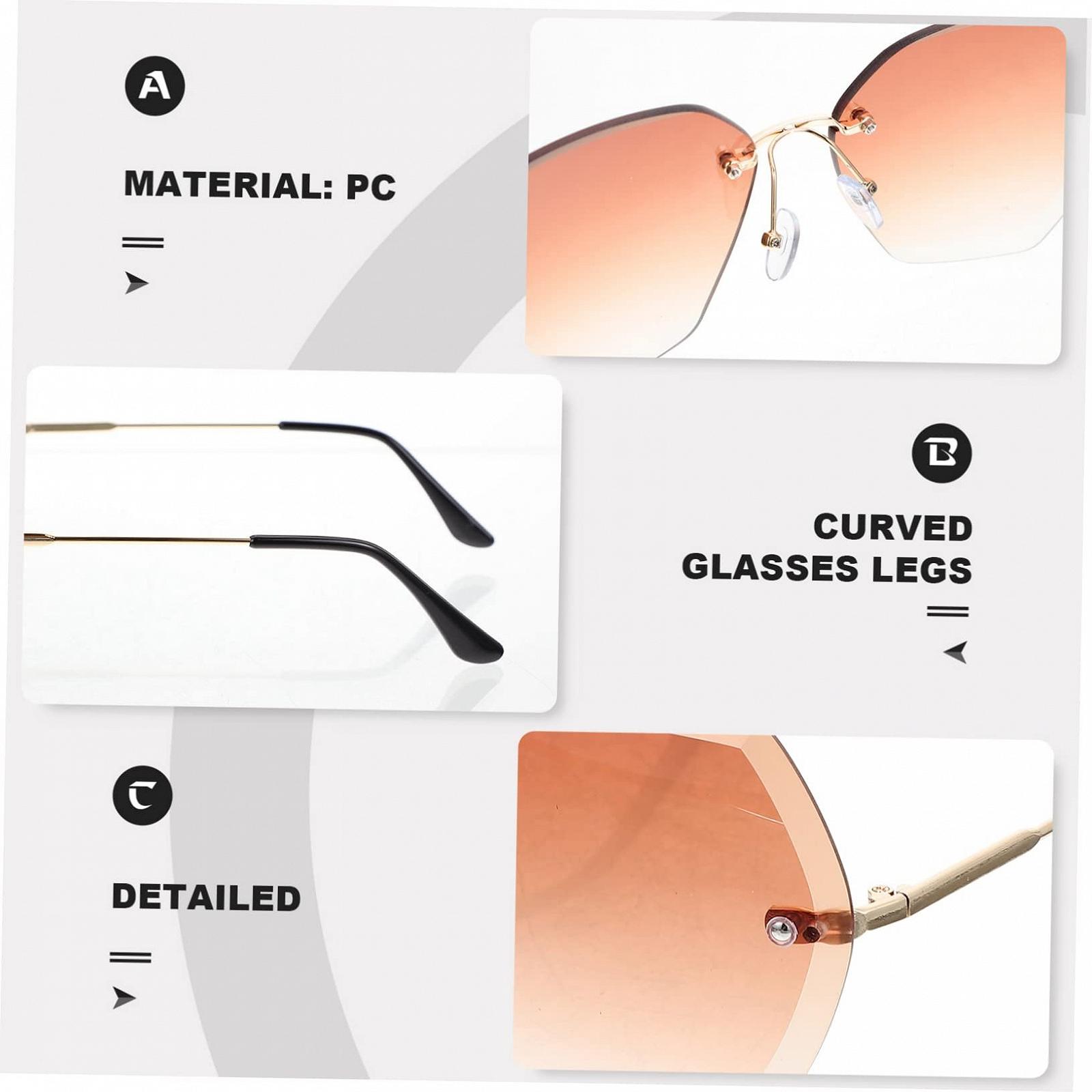 Сонцезахисні окуляри PACKOVE Набір 5 шт. Різнокольорові, фото №6