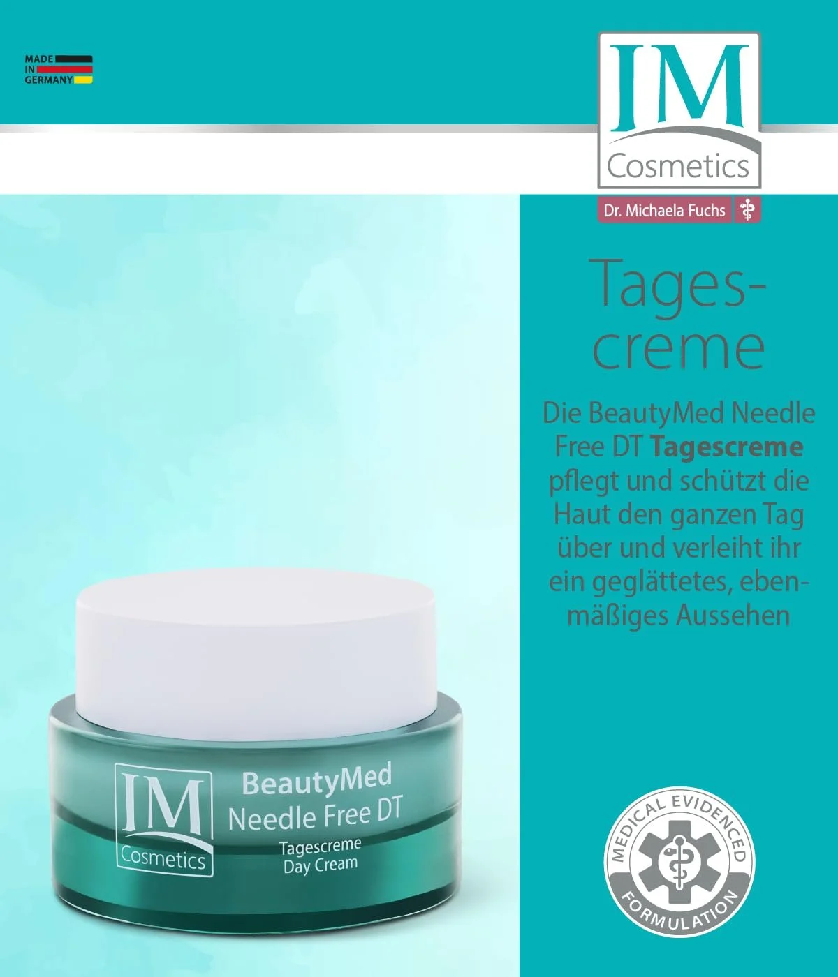 Денний крем Genius IM Cosmetics BeautyMed Needle Free DT зміцнювальний 50 мл, фото №4
