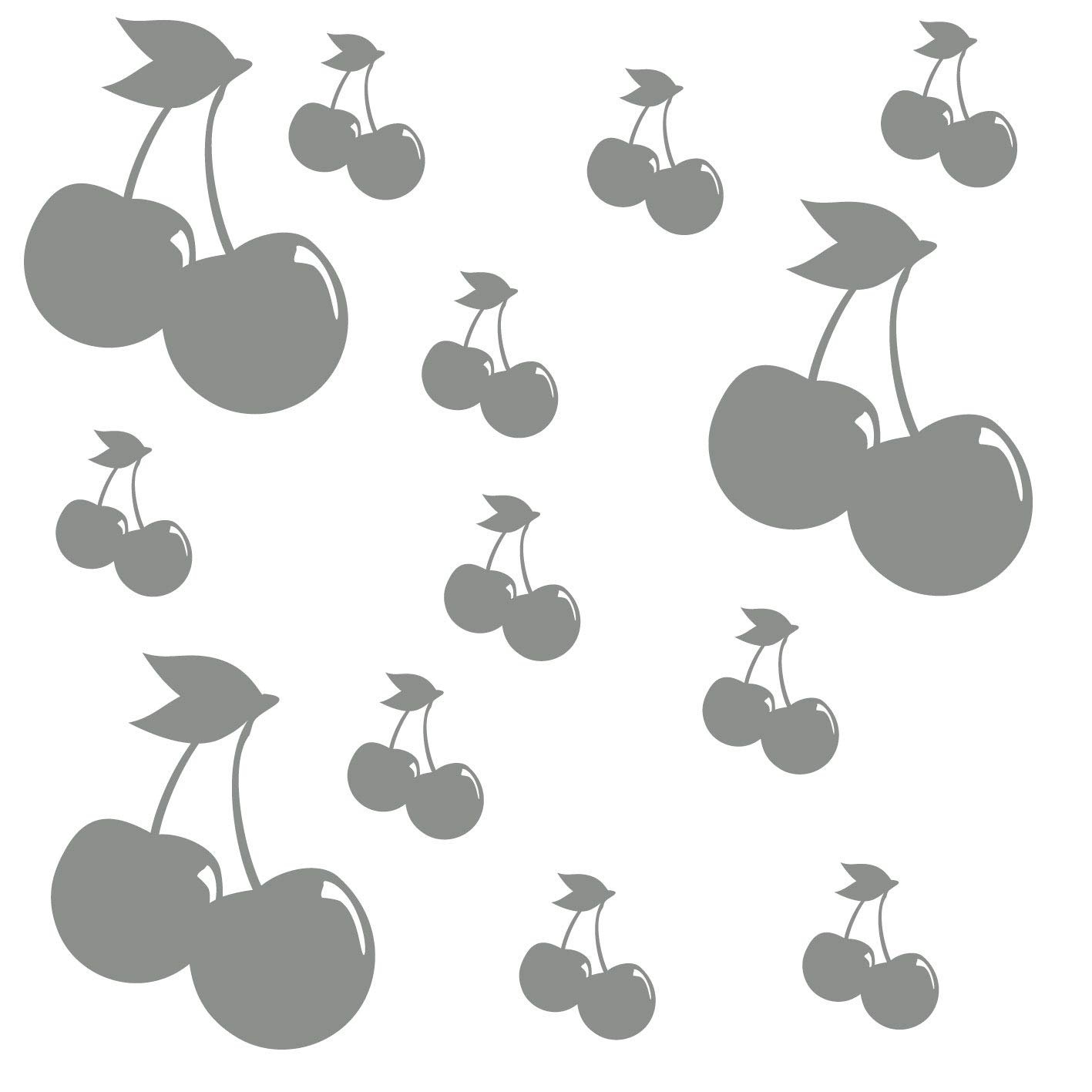 Наклейки kleb-drauf Cherry 13 штук матові червоні, фото №1 Наклейки kleb-drauf Cherry 13 штук матові червоні, фото №1