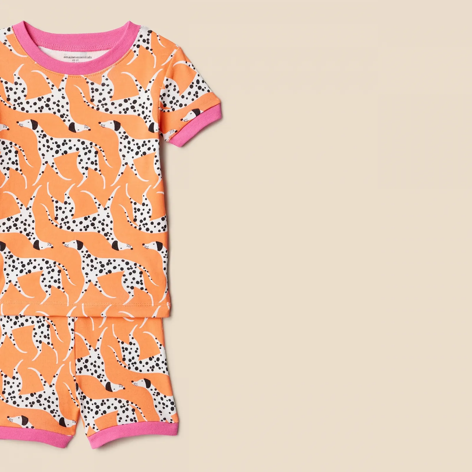 Amazon Essentials Унісекс Дитячі обтислі бавовняні піжами, фото №2 Amazon Essentials Унісекс Дитячі обтислі бавовняні піжами, фото №2