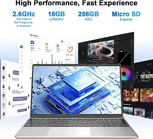 Ноутбук 15.6" OUZRS Tab600 Intel Celeron N4000 RAM 16GB SSD 256GB Windows 11 synthetic.ua - Фото 1