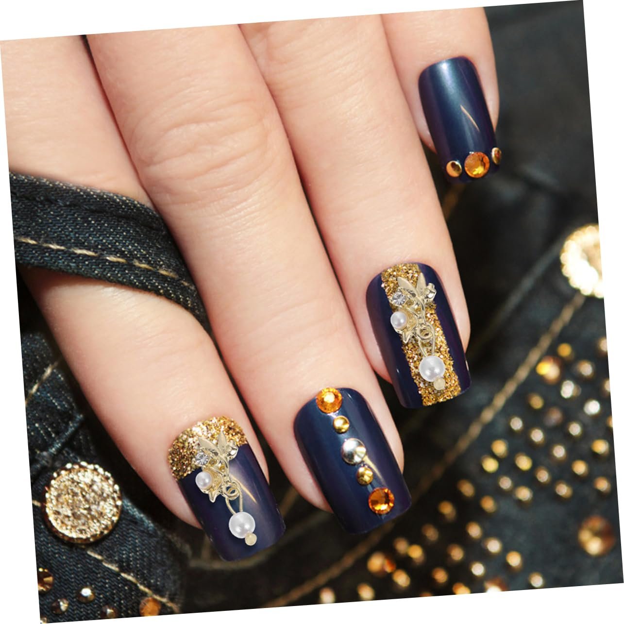 Украшения для маникюра 12 шт с жемчугом и декоративными заклепками для ногтей. Уникальное оборудование для маникюра для создания креативного дизайна ногтей для особых случаев и DIY-проектов, фото №7 Украшения для маникюра 12 шт с жемчугом и декоративными заклепками для ногтей. Уникальное оборудование для маникюра для создания креативного дизайна ногтей для особых случаев и DIY-проектов, фото №7