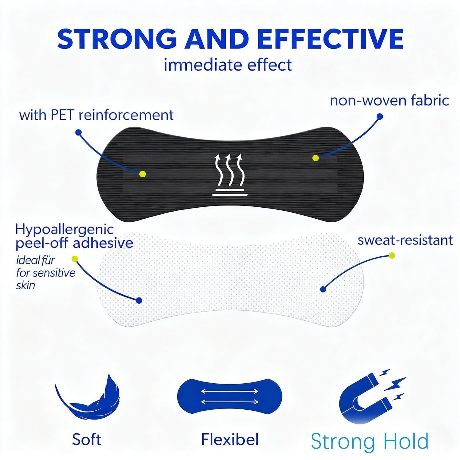 Набір носових пластирів 30 шт. Смужки, фото №5