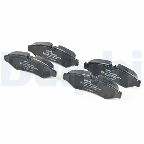 Комплект тормозных колодок DELPHI LP3549 дисковые для MERCEDES-BENZ задняя ось, фото №2