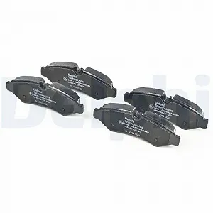 Комплект тормозных колодок DELPHI LP3549 дисковые для MERCEDES-BENZ задняя ось synthetic.ua - Фото 1