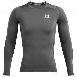 Лонгслів UA HG Armour Comp LS сірий  XL - Фото 1