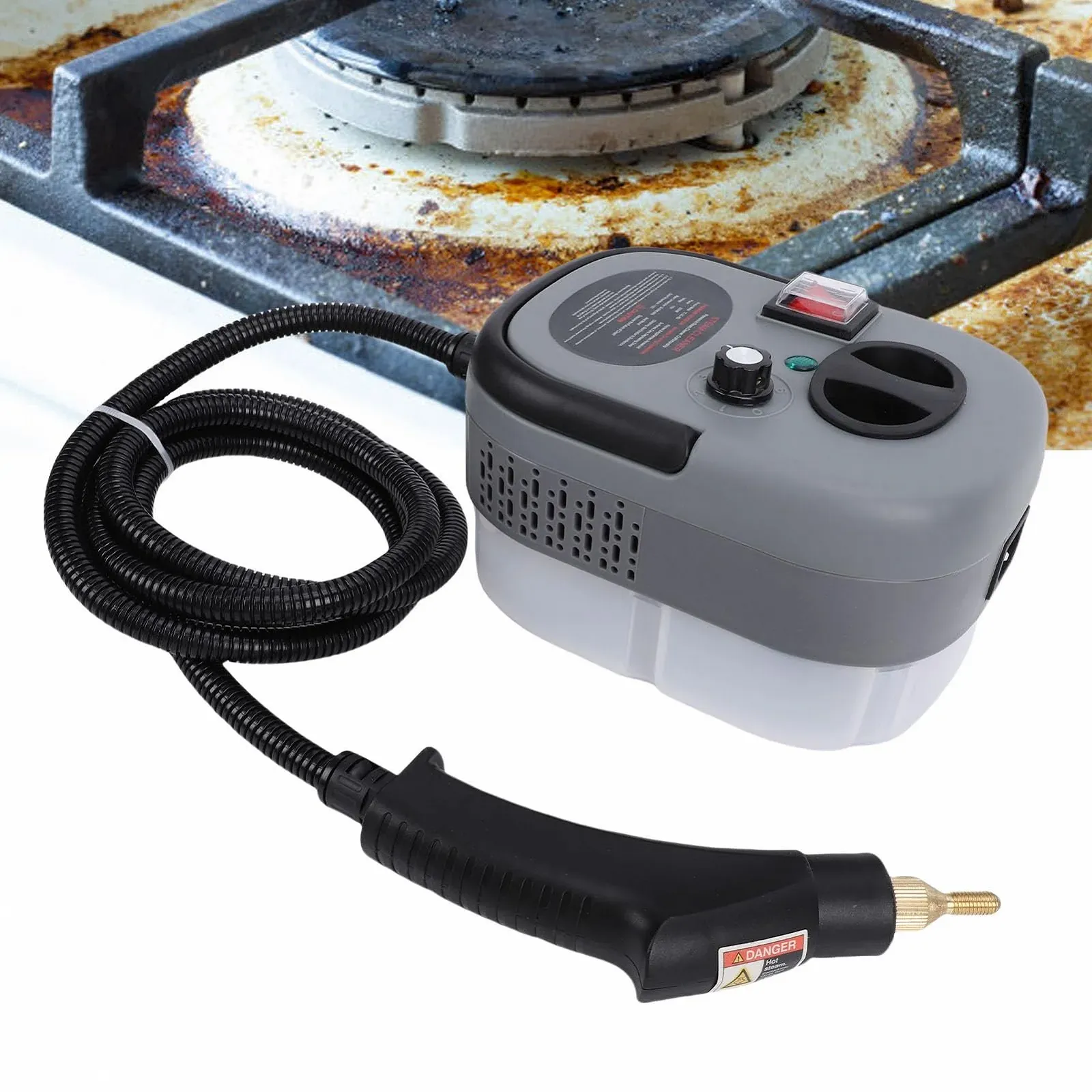 Пароочисник ручний HEEPDD 1200 мл 2500 Вт 3 бар 220 В, фото №4