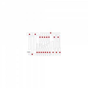 Пінопластовий вкладиш для органайзера KS TOOLS 811.0021-97 - Фото 1