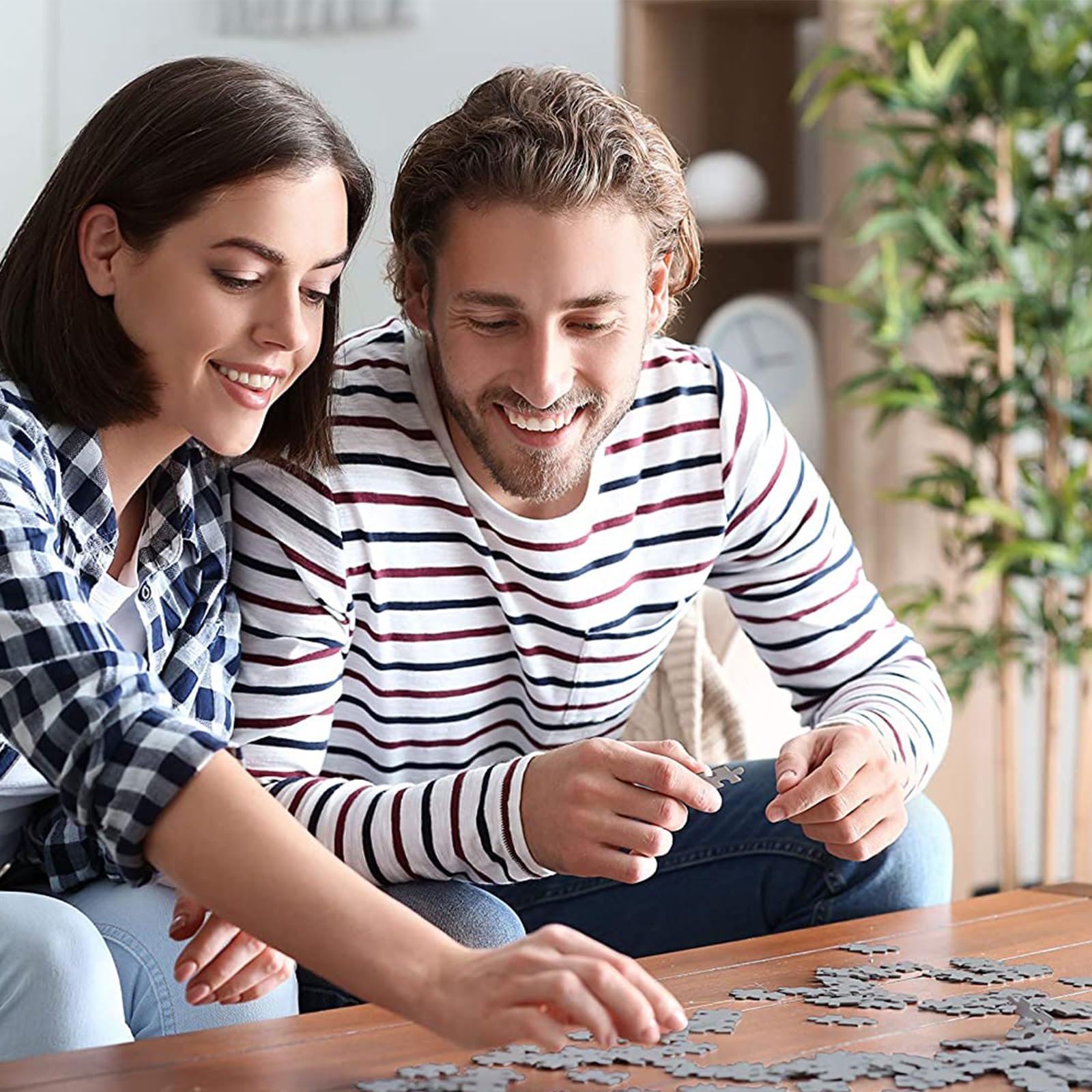 Пазл 1000 деталей для взрослых Рождественская тематика Зимняя сцена 70 x 50 см, фото №6 Пазл 1000 деталей для взрослых Рождественская тематика Зимняя сцена 70 x 50 см, фото №6