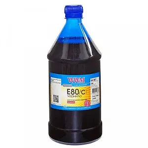 Чернила WWM Epson L800 Cyan 1000г (E80/C-4) - Фото 1