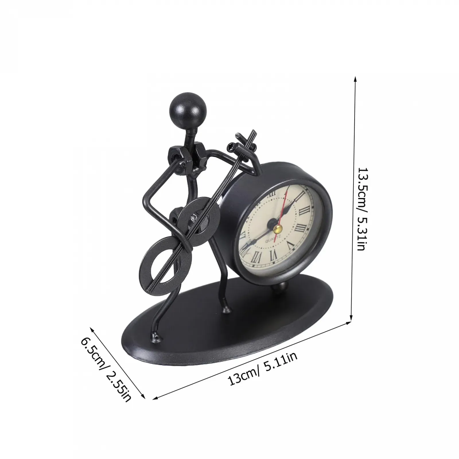 Настольные часы VICASKY Ретро Железные декоративные для дома и офиса, фото №2