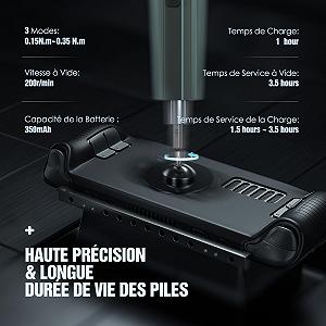 Акумуляторна викрутка Hancaner Mini Electric 82 в 1 Магнітний Набір Прецизійних Механічних Викруток з батареєю 350 мАг, світлодіодною підсвіткою synthetic.ua - Фото 1