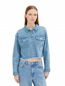 Джинсовая куртка TOM TAILOR Denim Cropped Женская - Фото 1