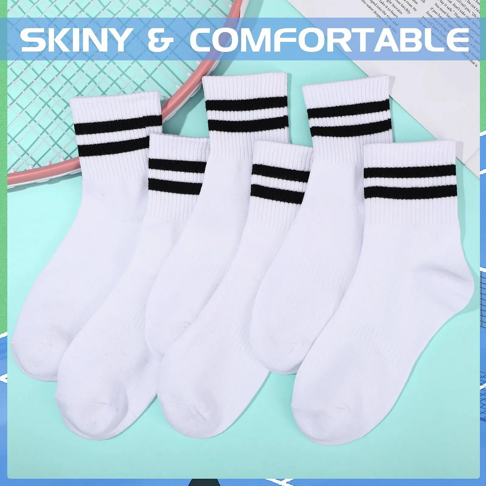 Тенісні шкарпетки Білі спортивні 36-40, фото №5