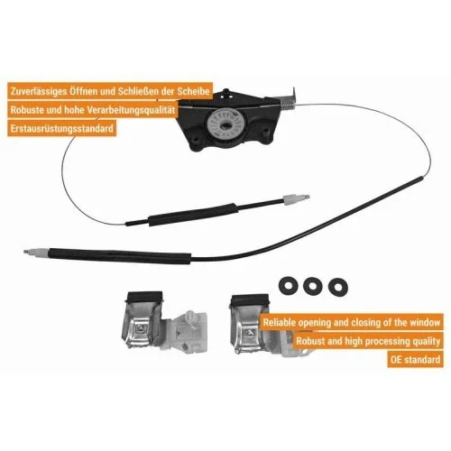 Склопідйомник VAICO V10-2257 Original VAICO Quality для SEAT SKODA VW VAG, фото №2