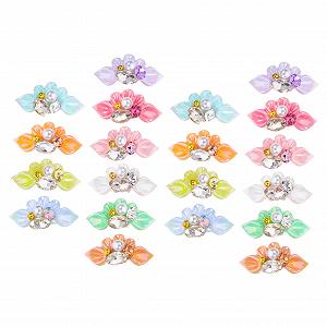 Набор украшений для ногтей, 20 шт., Ювелирные изделия для ногтей, Стразы, Блестящие подвески для ногтей, Болты для ногтей, Стразы, Аксессуары для ногтей, Подвеска для маникюра со стразами San Judas, Декор из смолы - Фото 1