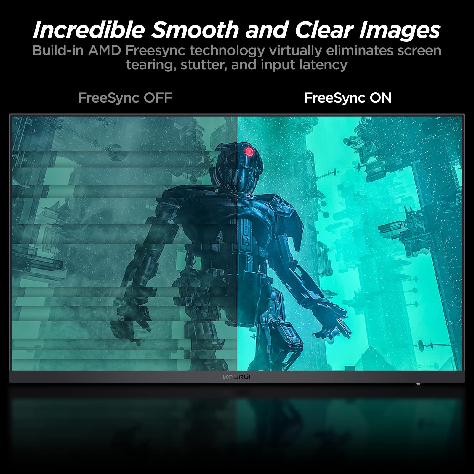 Монітор 27" KOORUI MG27H3Q 2К IPS 170 Гц, фото №4 Монітор 27" KOORUI MG27H3Q 2К IPS 170 Гц, фото №4